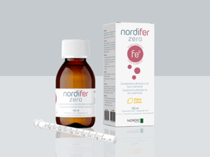 Envase y frasco de Nordifer Zero